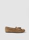 Comfortable brown genuine leather loafers_0