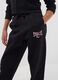 Black cotton-blend girls&rsquo; joggers, regular fit_2
