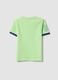 Green pure organic cotton kids&rsquo; T-shirt with print_1