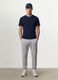 Men&rsquo;s blue organic cotton slim-fit short-sleeve T-shirt_1