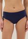 Blue high-waisted stretch-fabric bikini bottoms_1