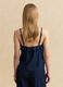 Blue pure cotton top with ruffle_3