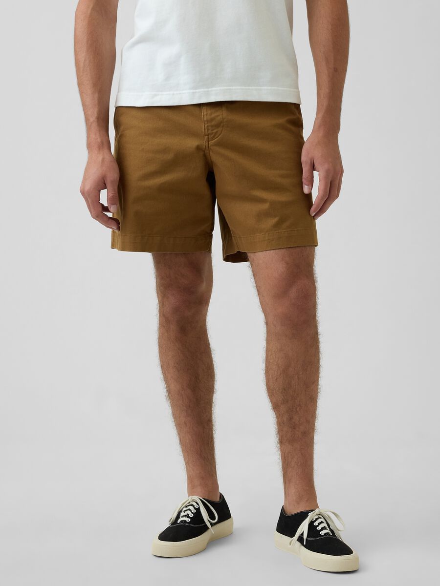 Stretch cotton shorts_2