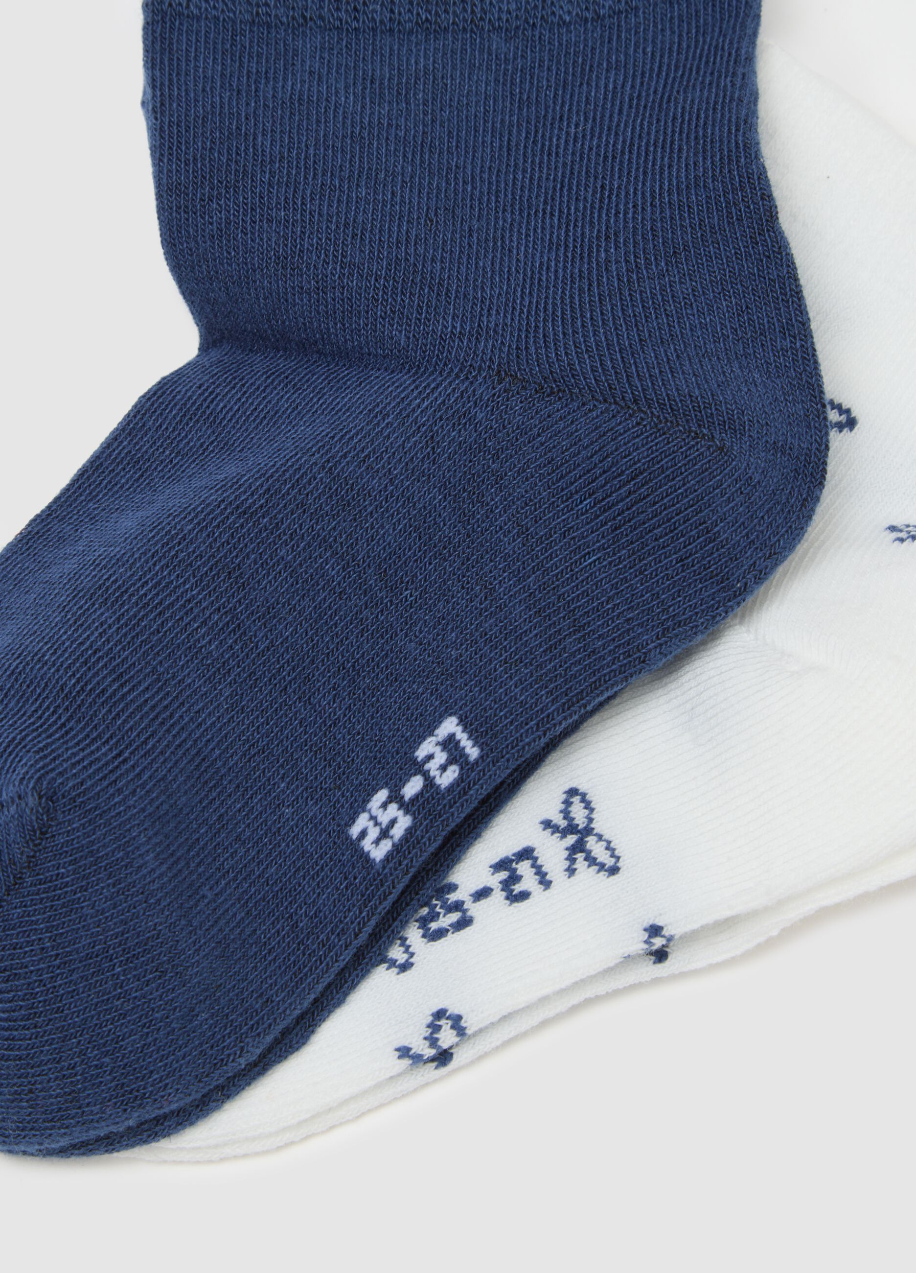 Multipack of short, colourful cotton blend socks for girls