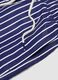 Boxer mare blu a righe bianche con coulisse_5