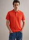Polo in puro cotone Supima arancione regular fit_0