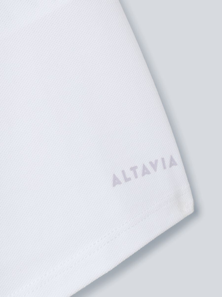 White ALTAVIA COURT sports polo in stretch cotton_6
