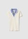 Multicolour stretch cotton polo regular fit deep V_4