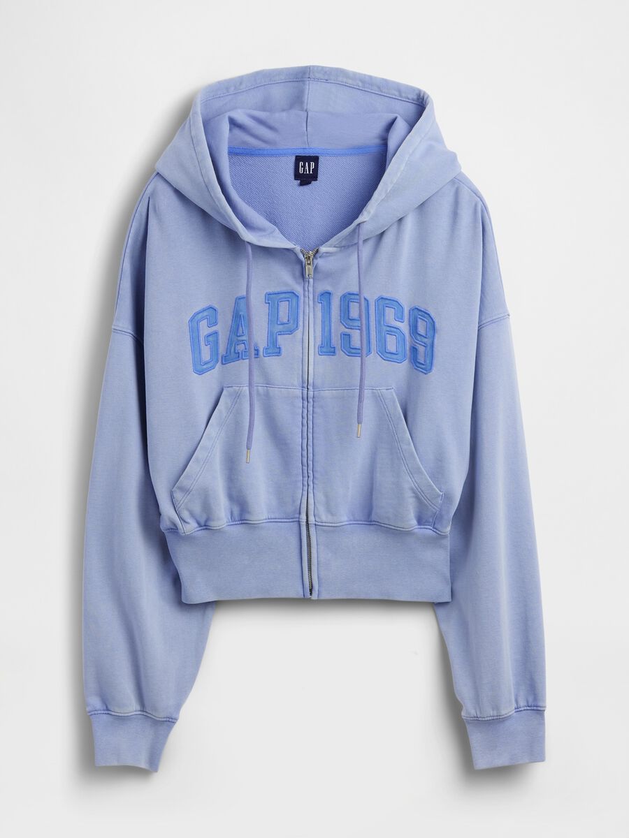 Cotton-blend full-zip hoodie_4