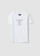 Girls&rsquo; white pure cotton slim-fit T-shirt with print_3