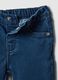 Newborn regular fit blue elasticated cotton blend trousers_2