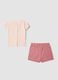 Pink pure cotton baby girls&rsquo; set with Minnie_1
