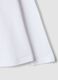 White pure organic cotton piqu&eacute; polo shirt, regular fit, for girls_3