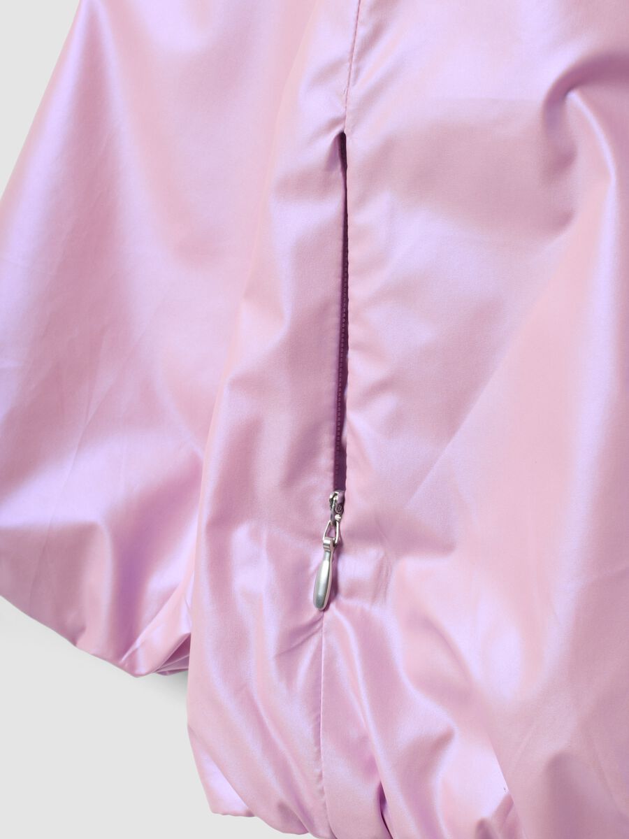 Lightweight pink zip-up hoodie jacket for girls, regular fit_3