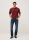 Red pure cotton relaxed fit T-shirt_0