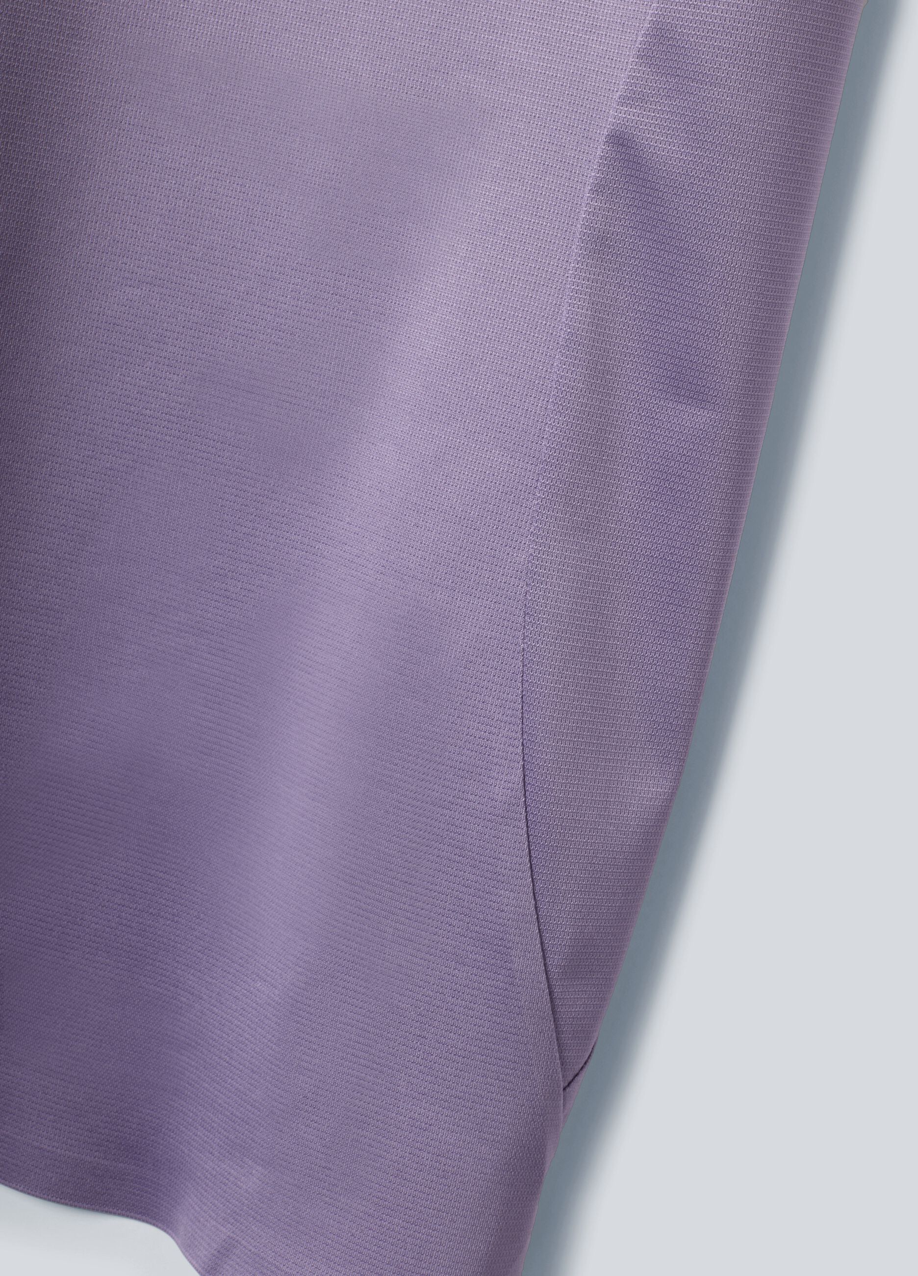 Purple ALTAVIA COURT sports polo in stretch fabric