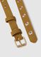 Brown belt with golden studs_2