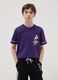 Multicolour pure cotton boy's set regular fit with Lakers prints_1