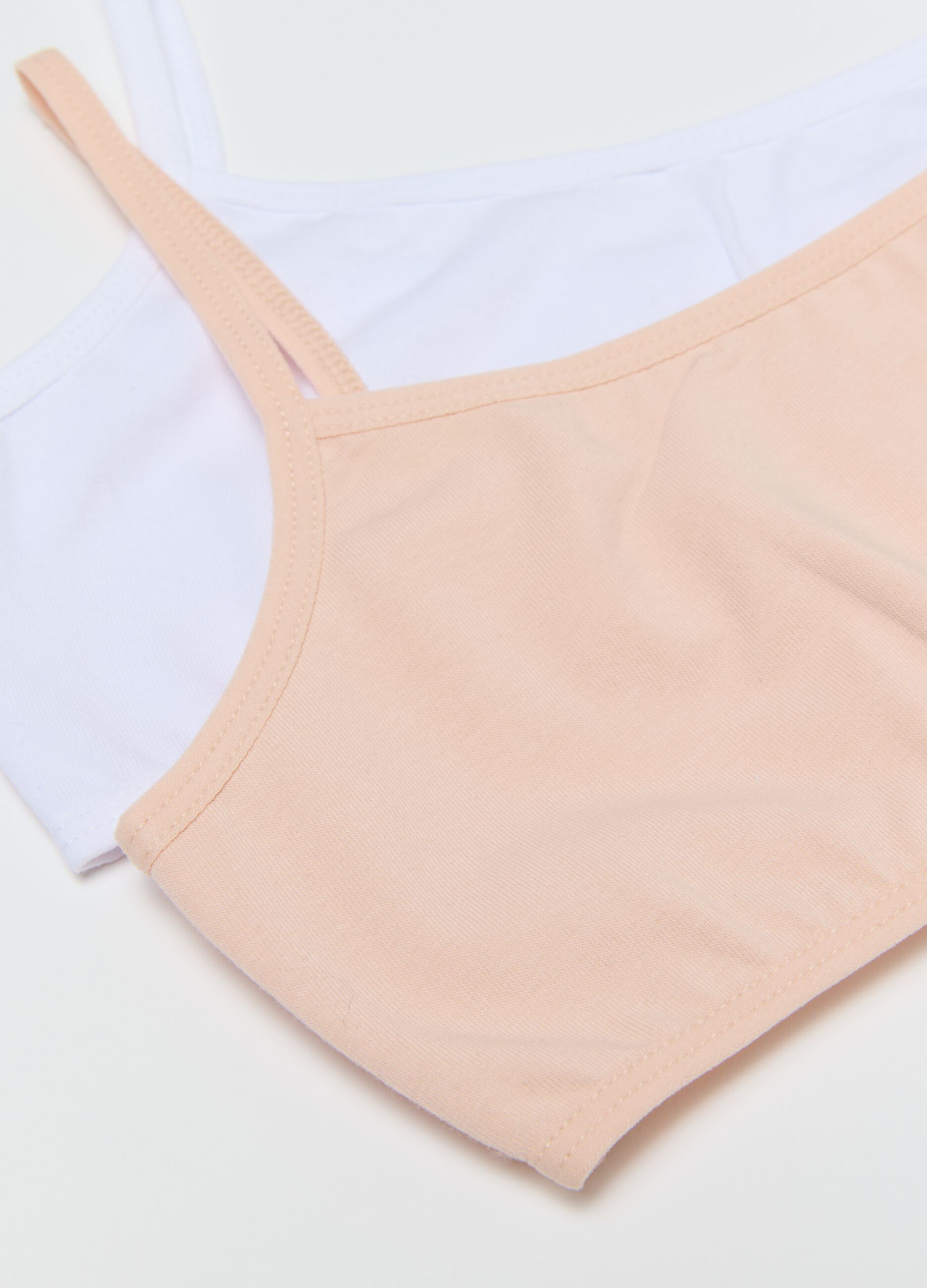 Girls' Multicolor Comfortable Cotton Bra Pack with Stretch