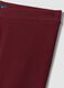 Red flared leggings in stretch cotton_2