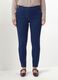 Blue skinny jeggings in stretch cotton and viscose_1