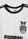 White pure cotton regular fit T-shirt with Kuromi print_5