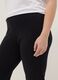 Black Stretch Cotton Slim Fit Leggings_3
