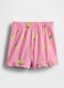 Pink Shorts with Lemon Print_1