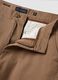 Brown stretch-cotton chino trousers, straight fit_5