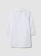 White girls&rsquo; school apron with zip and Stitch embroidery_1