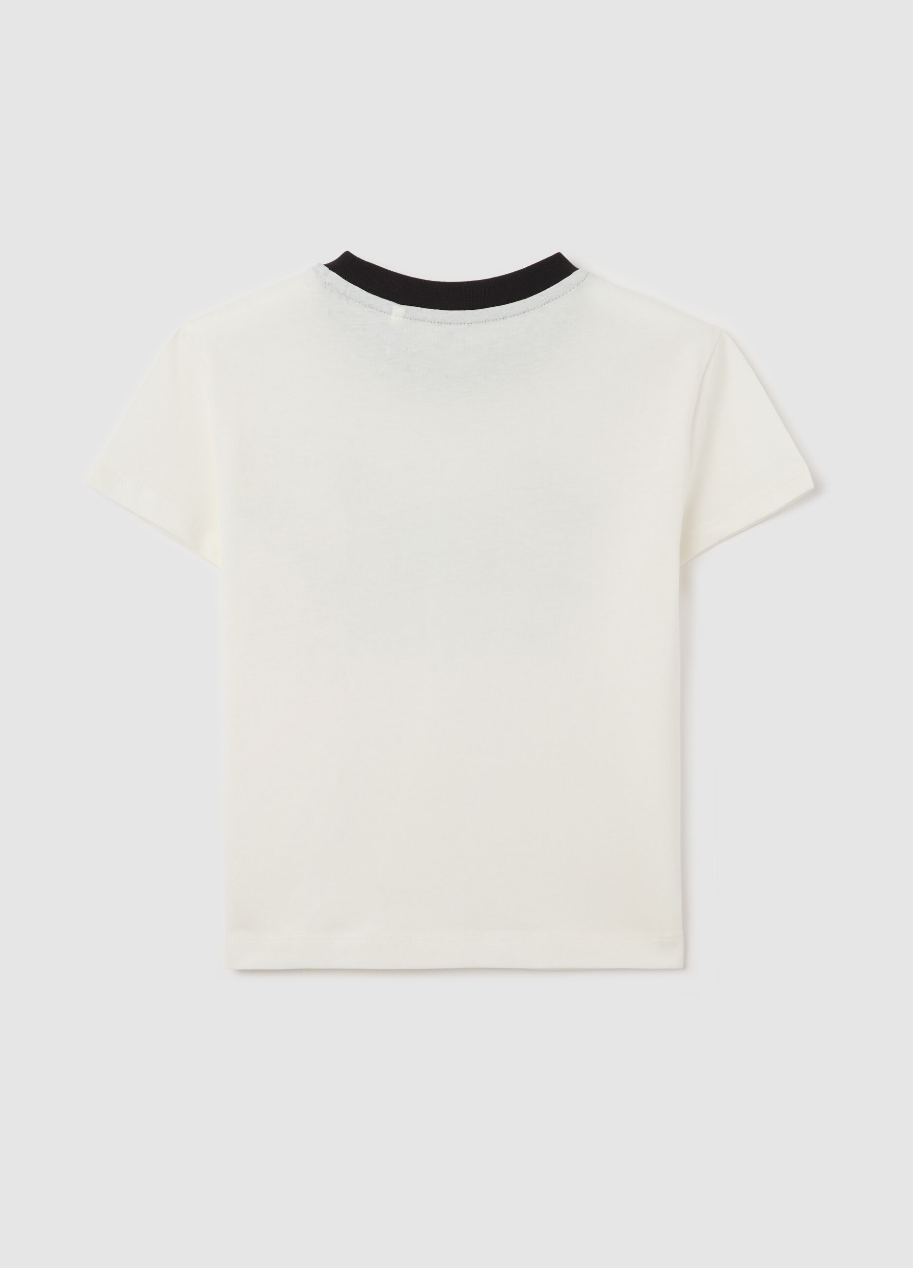 White T-shirt with "Venice Beach print"