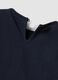 Blue pure organic cotton T-shirt with teddy bear print for baby girl_3
