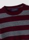 Red pure wool striped crew-neck jumper_1