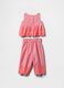 Embroidered Pink Outfit with Ruffles_1