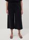 Black stretch cotton wide-leg trousers_1