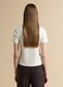 Beige stretch viscose crew-neck T-shirt_3