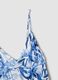 Blue and white pure viscose maxi dress with floral print_5