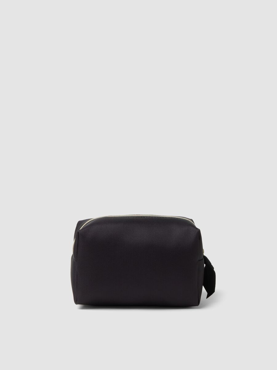 Black teddy-print beauty case_1