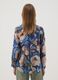 Blue lyocell-blend shirt with floral print_2