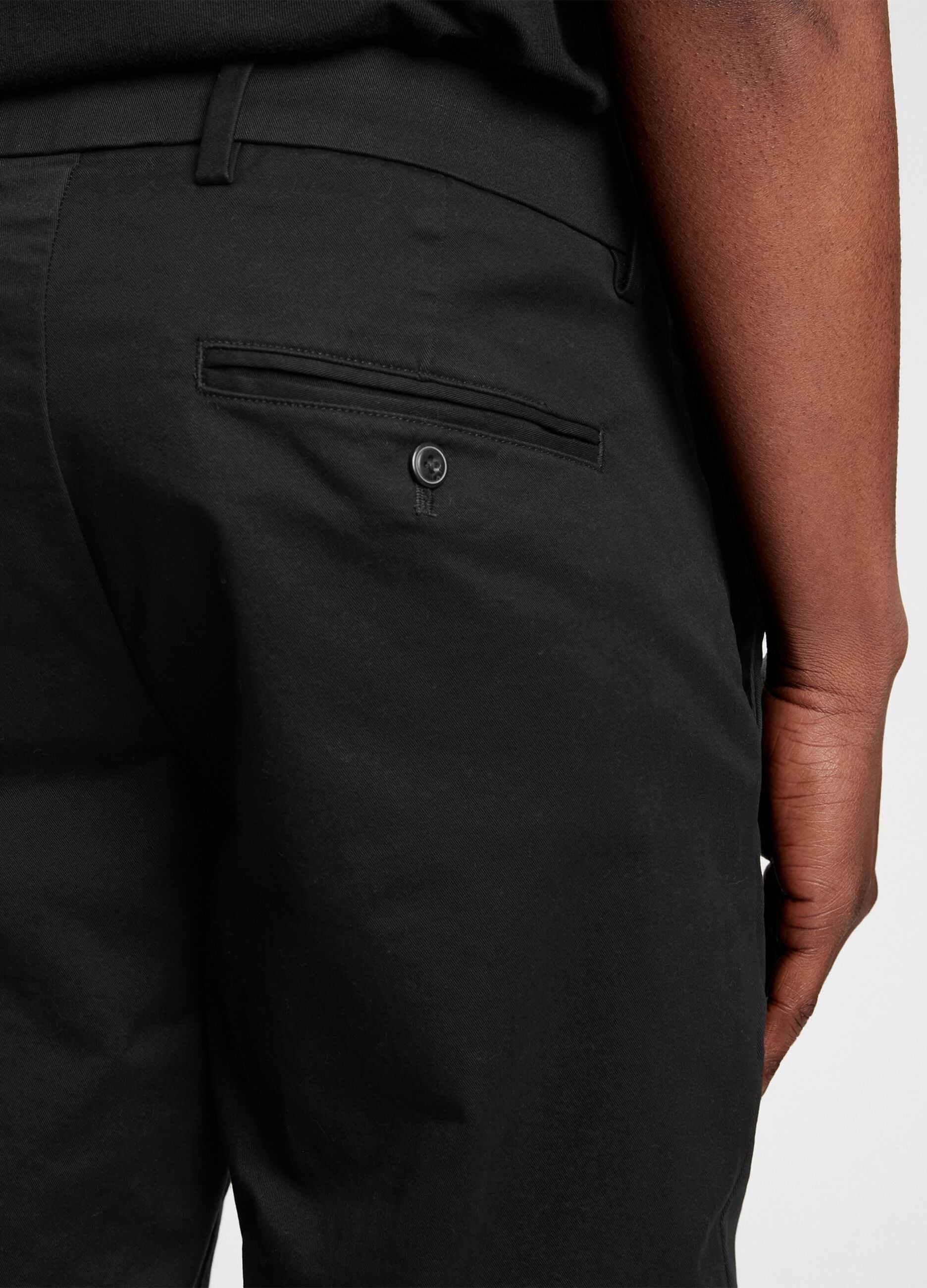 Slim fit, stretch cotton trousers
