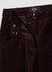 Brown The Iconic Pants straight-fit ribbed stretch-cotton trousers_5