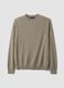 Beige pure cashmere jumper, regular fit_4
