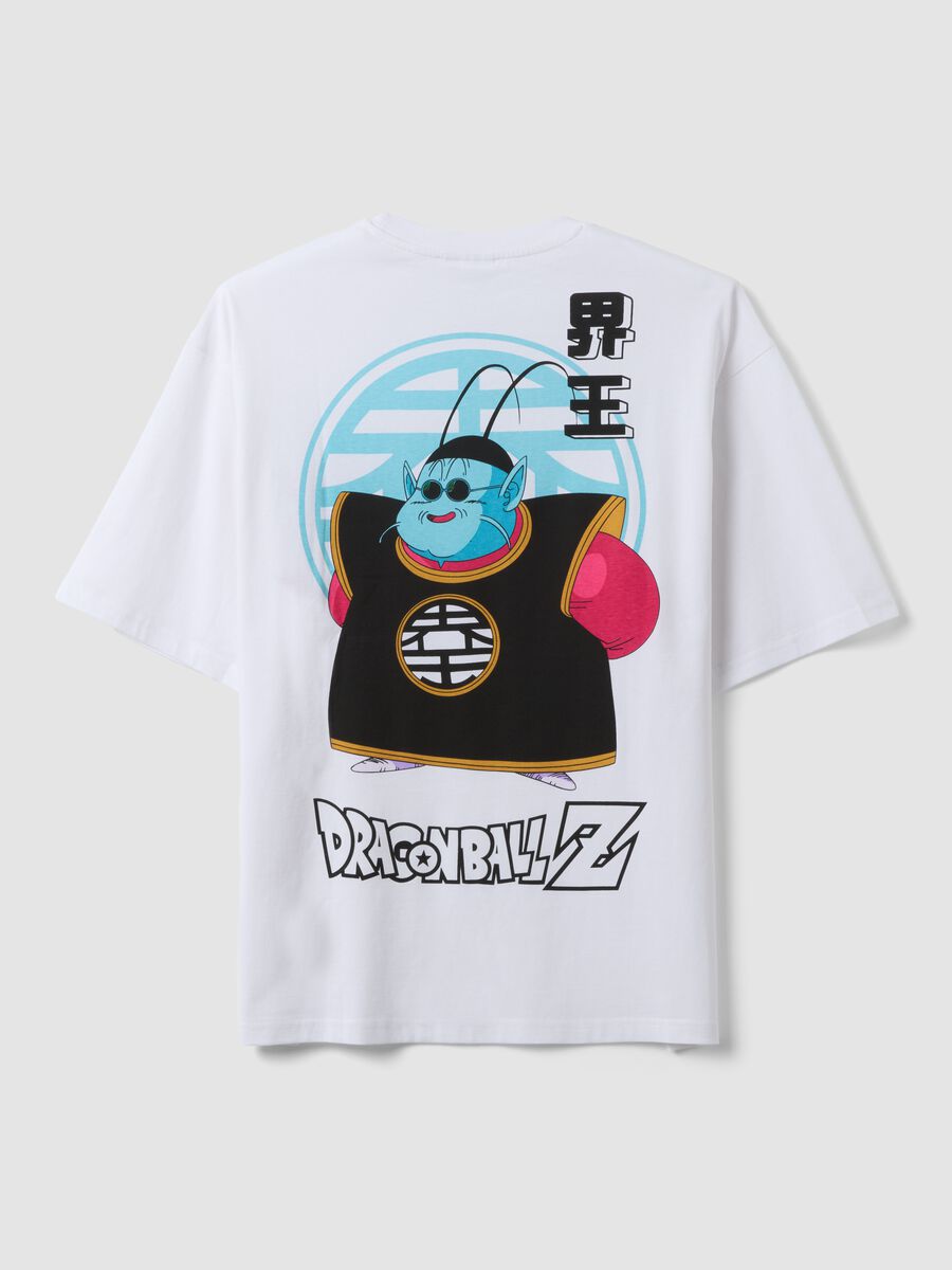 White 100% cotton T-shirt with Dragon Ball Z graphic print_5
