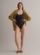 Black stretch-fabric swimsuit with thin straps_1