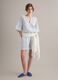 White pure cotton striped shirt_1