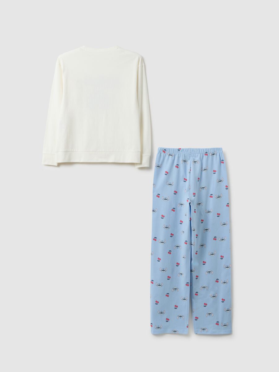 Girl's multicolour pyjamas in pure cotton regular fit with print_1