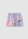 Girls' purple pure cotton shorts regular fit with Stitch_0