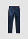 Dark-wash slim-fit stretch cotton jeans_2