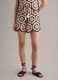 Multicolour crochet cotton-blend regular-fit shorts_1