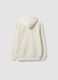 White cotton-blend hoodie with Chicago Bulls logo_5